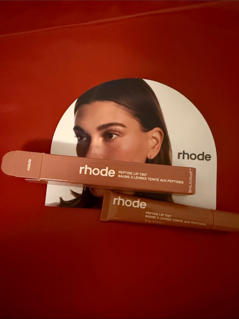 RHODE Peptide Lip Tint in Colada. Limited edition. New in box sold out